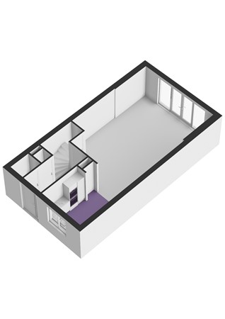 Floorplan - Bernhardstraat 1B, 3274 AB Heinenoord